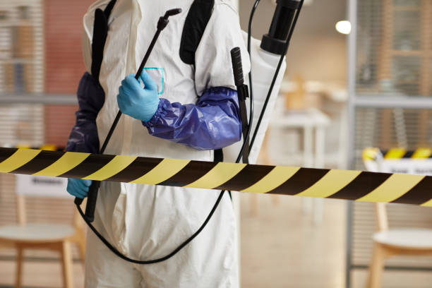 Professional Blood Cleanup technician working in Lowell, IN